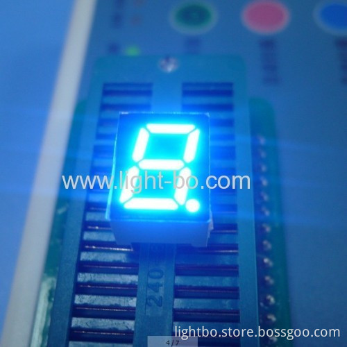 Single-digit 0.39" Common Anode Blue 7-segment Led Display